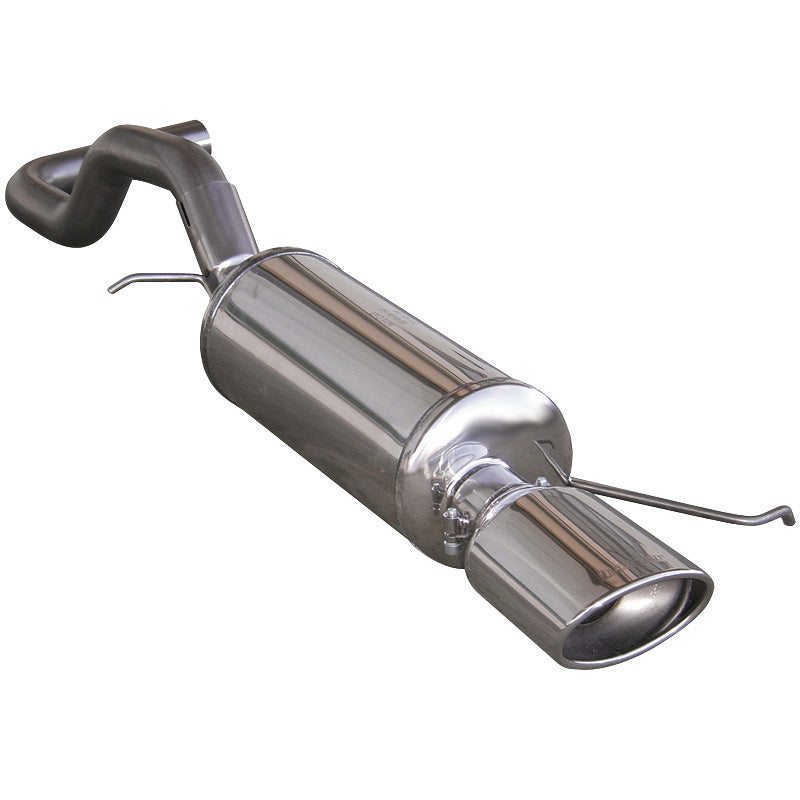 InoXcar, Sports exhaust, fits Seat Ibiza 6K 2.0 GTi 16v (150HP) 1997- 120x80mm