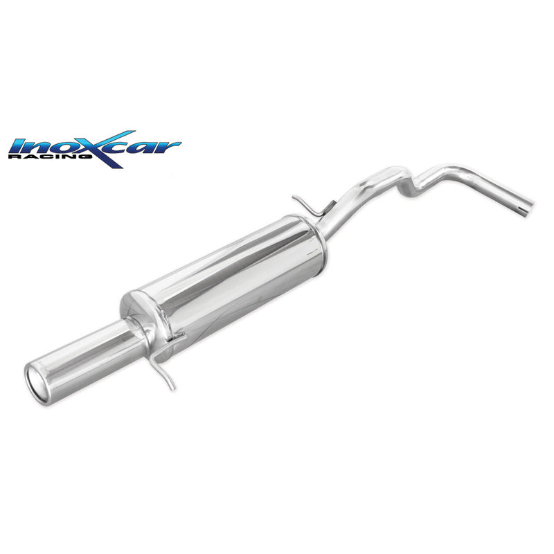 InoXcar, Sports Exhaust, Fits Seat Ibiza 6K 1.9 TDI 90hp 1997-2000 1x80mm