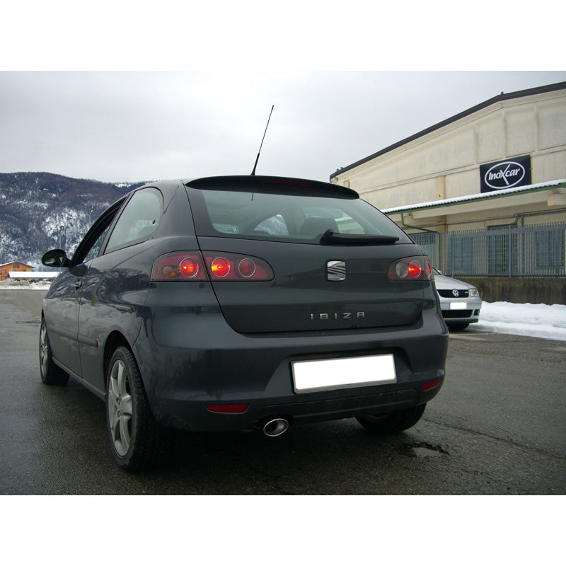 InoXcar, sportovní výfuk, vhodné pro Seat Ibiza 6L 1.4 16v (100HP) 2002- 120x80mm
