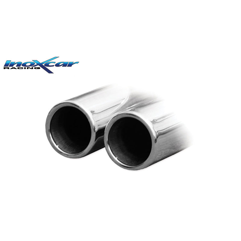 InoXcar, Sports exhaust, fits Seat Ibiza SC (6J) 1.2 Tsi FR 110hp 2015- 2x80mm