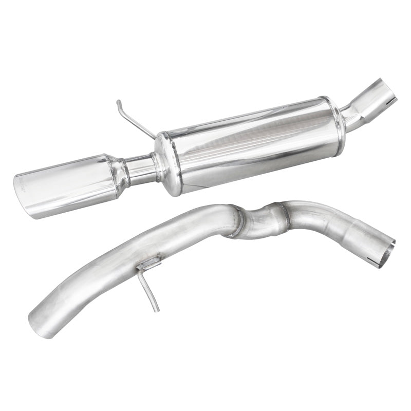 InoXcar, scarico sportivo, adatto a Seat Leon 1M Cupra/Cupra R 2002- 120x80mm