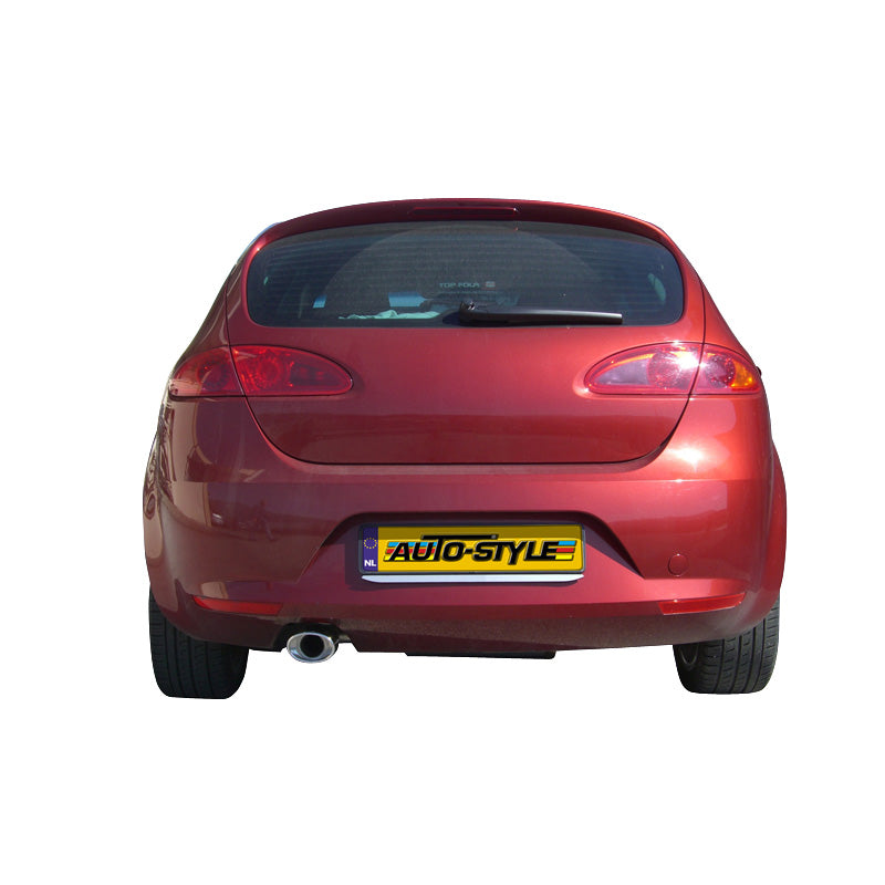 InoXcar, escape deportivo, para Seat Leon 1P 2.0 TDi (140HP) 2005- 120x80mm Oblicuo