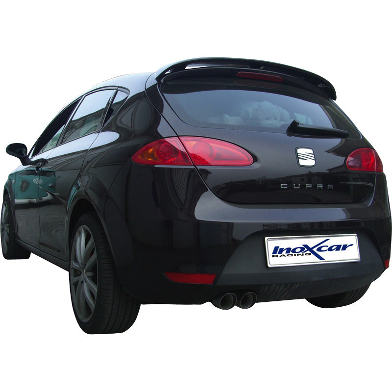 InoXcar, escape deportivo, para Seat Leon 1P 2.0 TFSi Cupra (240HP) 2005- 2x76mm Racing