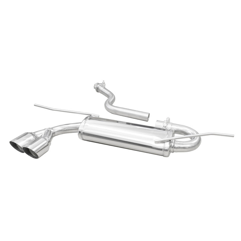 InoXcar, sportuitlaat, past op Seat Leon (5F) 1.4 TSi 122hp 2012- 50mm 2x80mm Racing
