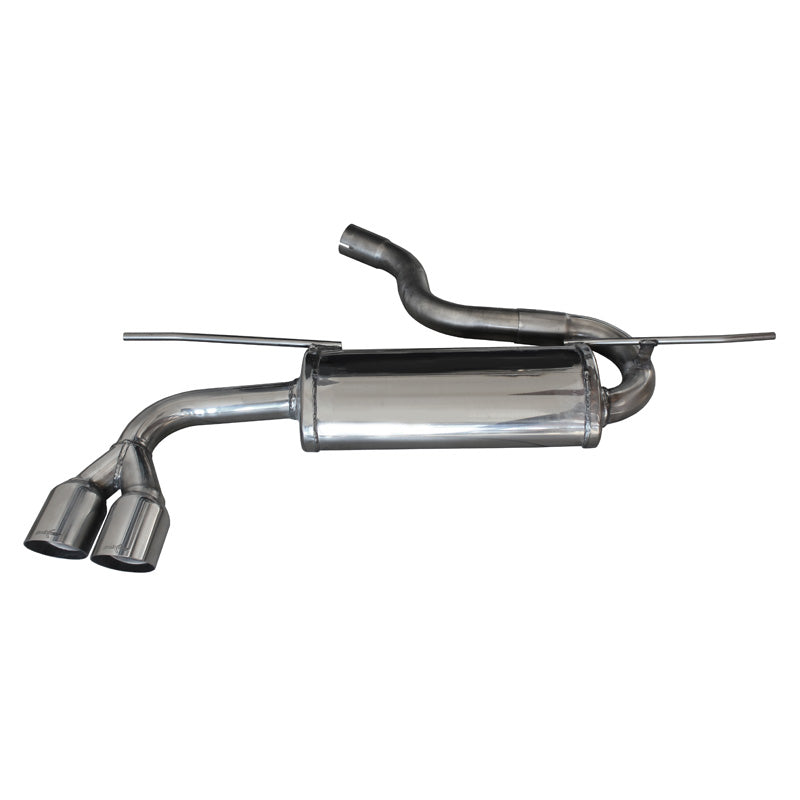 InoXcar, escape deportivo, compatible con Seat Leon 5F 2.0TDi FR (150HP) 2014- 2x80mm Racing