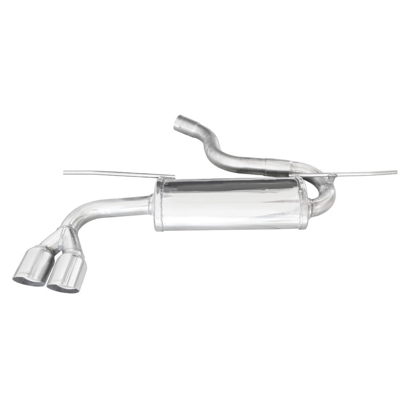 InoXcar, escape deportivo, compatible con Seat Leon (5F) 1.4 TSI FR 122hp 2015- 2x80mm Racing