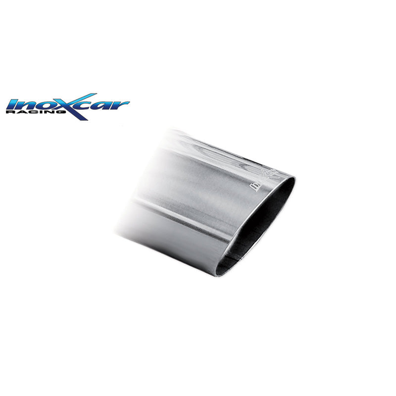 InoXcar, doppio scarico sportivo, adatto a Subaru Forester AWD 2.0 XT 240hp 2015- 1x102mm Racing
