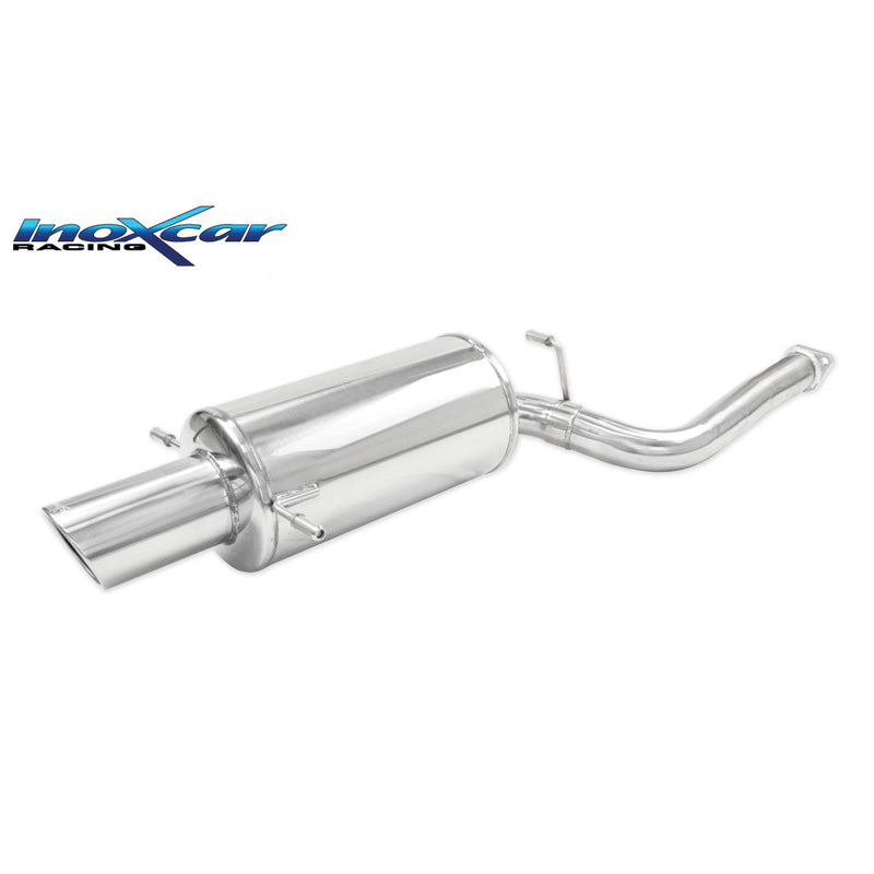 InoXcar, scarico sportivo, adatto a Subaru Impreza 4WD 2.0 -Turbo -2000 1x100mm X-Race