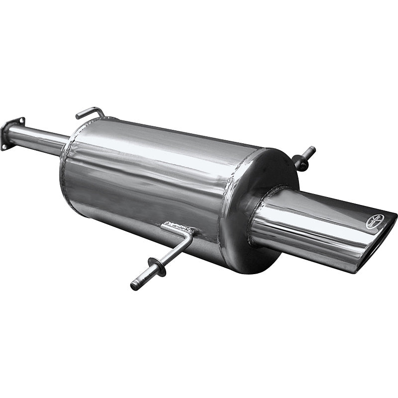 InoXcar, Sports exhaust, Fits Subaru Impreza 4WD 2.0 STi 2002- 120x80mm with CE