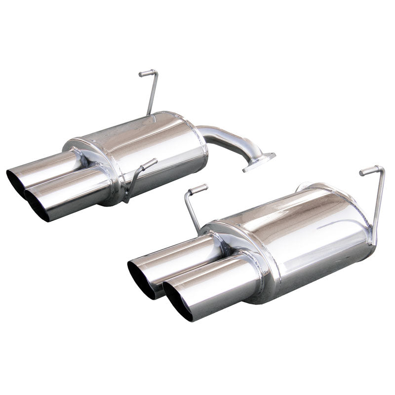 InoXcar, doppio scarico sportivo, compatibile con Subaru Impreza WRX STi (300HP) 2010- Sinistra/Destra 2x90mm Racing