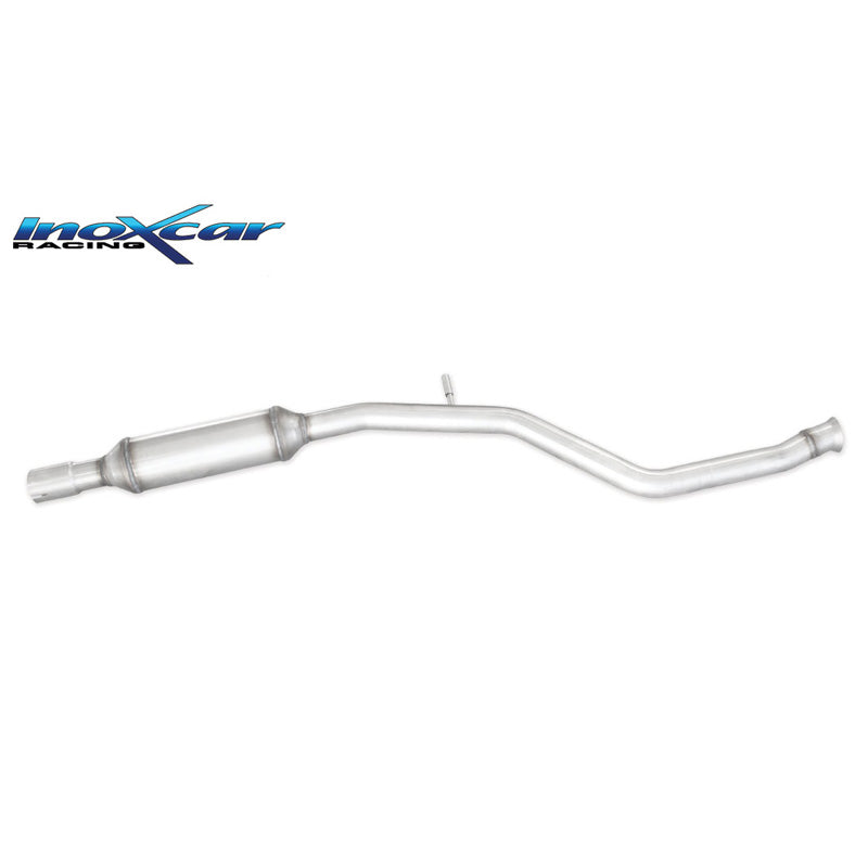 InoXcar, silenziatore centrale, adatto a Peugeot 206CC 2.0 16v 136hp 2001-2004