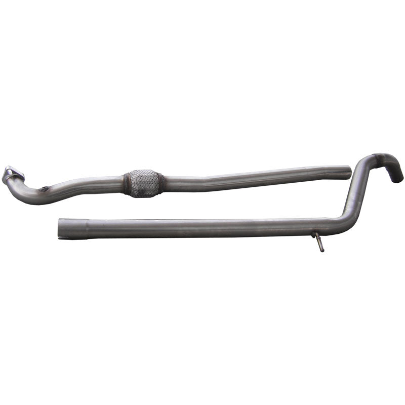 InoXcar, tubo intermedio, adatto a Fiat 500 Abarth 1.4T-Jet (135-160HP) 2008- + Cabrio 2010- (Ø48mm)