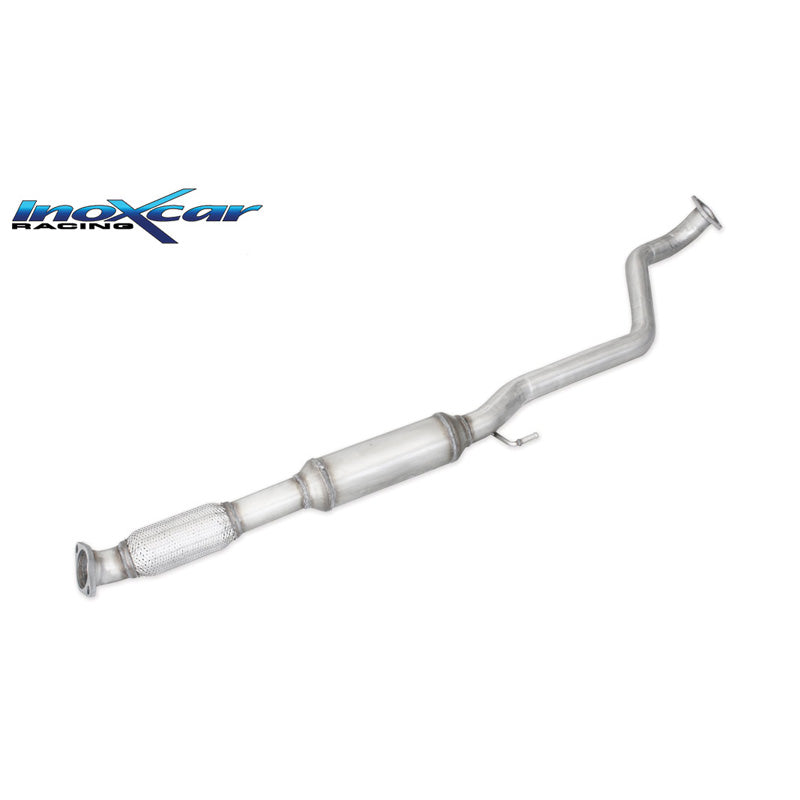InoXcar, silenziatore centrale, adatto a Hyundai Veloster 1.6 TGDI 186hp 2011-2014 (Flex)