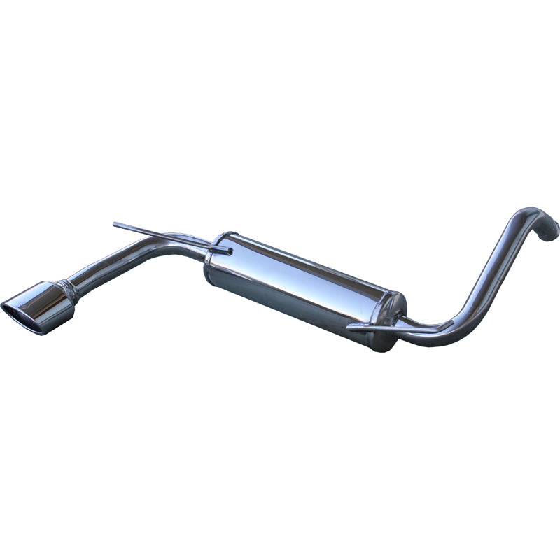 InoXcar, Sports exhaust, fits Toyota Aygo 1.0 (68HP) 2005- 120x80mm