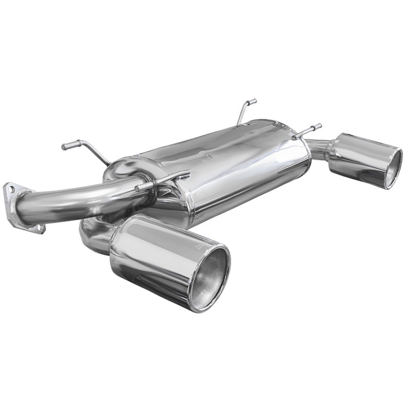 InoXcar, Dual sports exhaust, fits Toyota GT86 2.0 (200hp) 2013-2017 1x120mm Mega