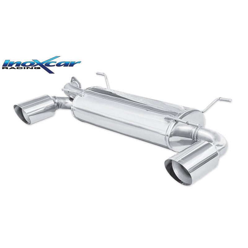InoXcar, Twin sports exhaust, fits Toyota GT86 2.0 (200hp) Facelift 2017- 1x102mm Racing