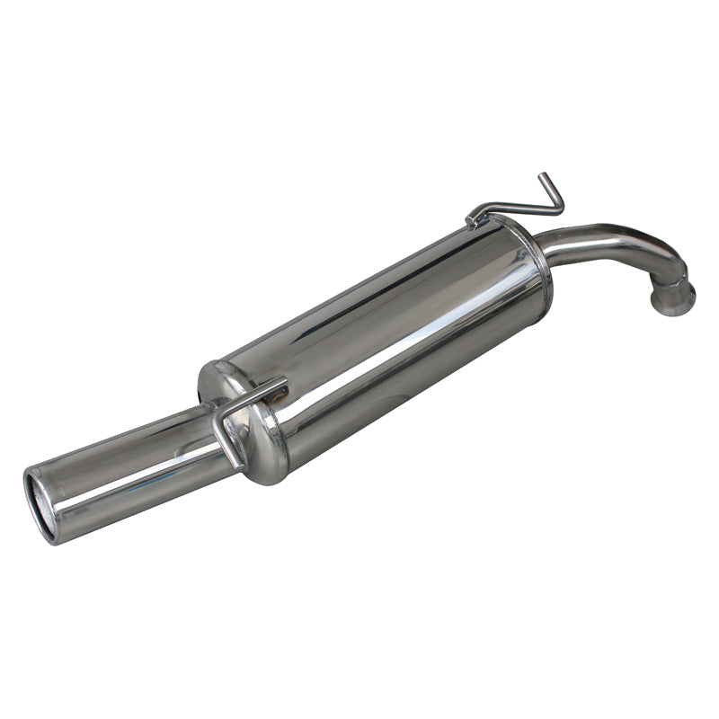 InoXcar, Sports exhaust, fits Toyota Yaris 1.3 (85HP) 1999- 80mm