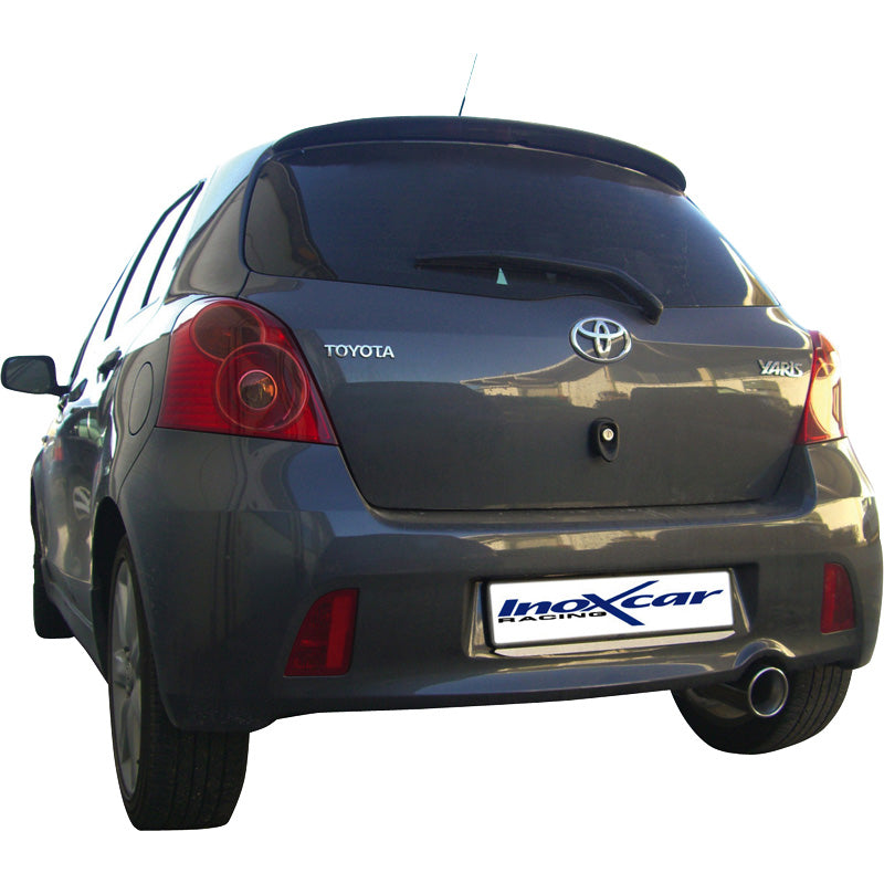 InoXcar, Sports exhaust, Fits Toyota Yaris II 1.8TS (133HP) 2006- 102mm