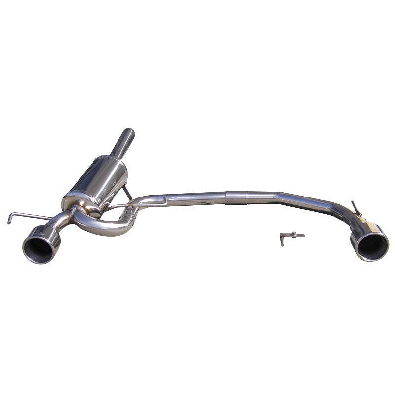 InoXcar, double échappement sport, convient à Alfa Romeo 147 1.9 JTD 2002- Gauche/Droite 102mm