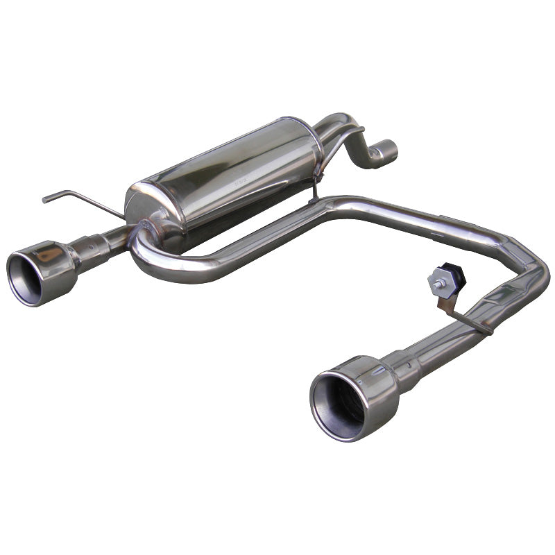 InoXcar, Twin sports exhaust, fits Alfa Romeo Mito 1.4JTS (155HP) 8/2008- Left/Right 102mm