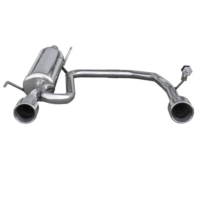 InoXcar, Twin sports exhaust, fits Alfa Romeo Mito 1.6 JTDm (120HP) 2008- 102mm (Ø55mm)