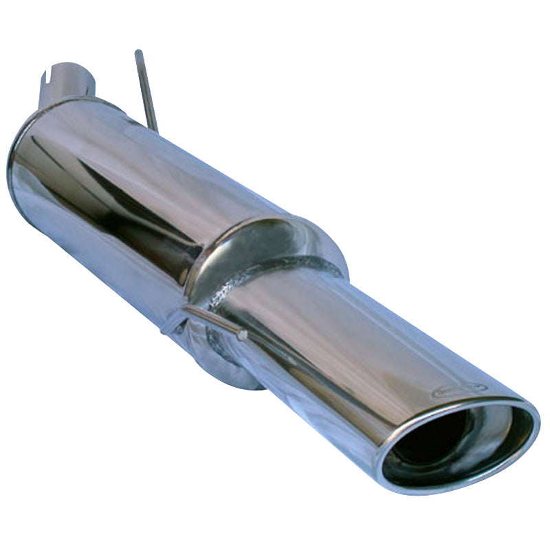 InoXcar, scarico sportivo, adatto per Volkswagen Golf III 1.8 (90HP) -1999 120x80mm
