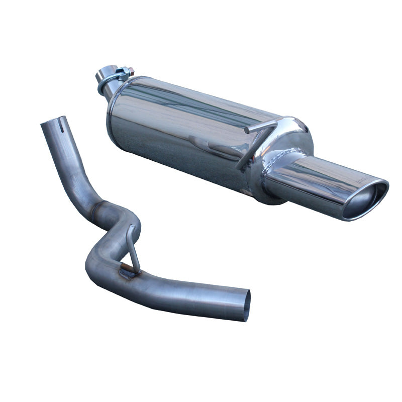 InoXcar, scarico sportivo, adatta a Volkswagen Golf IV 1.6 8v (101HP) 1997- 120x80mm