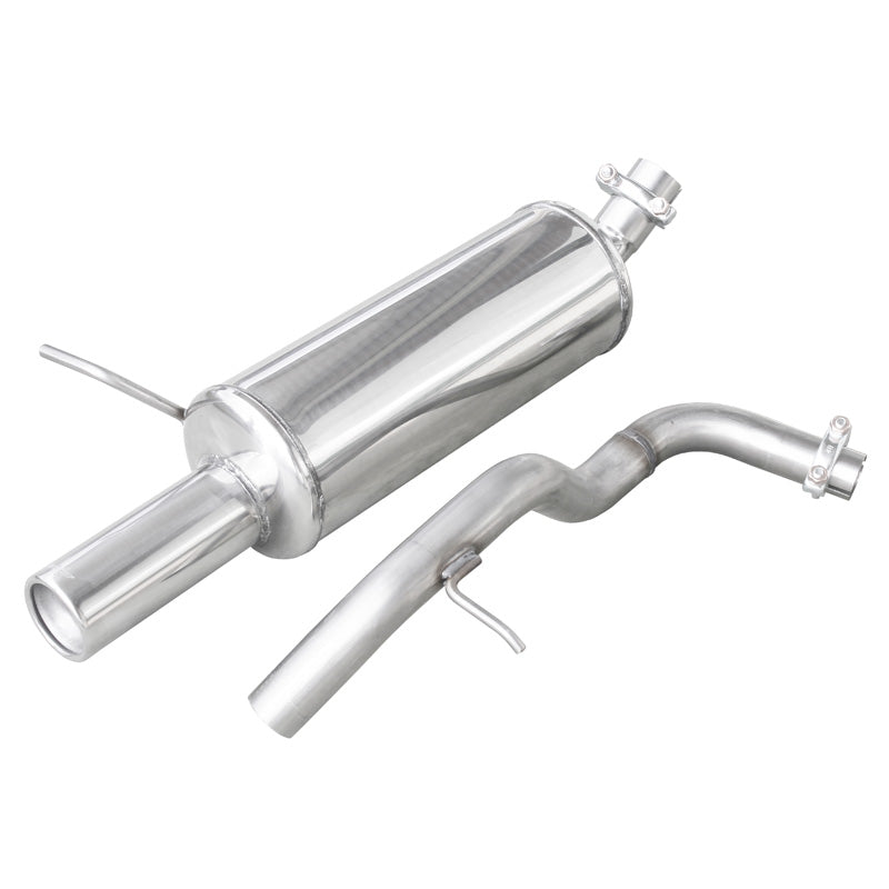 InoXcar, Scarico sportivo, compatibile con Volkswagen Golf IV 1.6 (105HP) 1997- 80mm