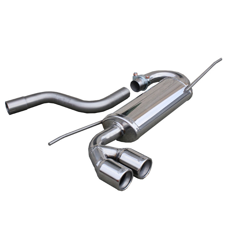 InoXcar, Sports exhaust, fits Volkswagen Golf VI 1.4TSi (160HP) 2008- 2x80mm