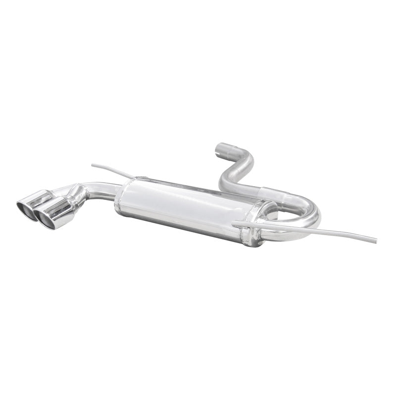 InoXcar, Sports exhaust, fits Volkswagen Golf VI 1.4 TSI 160hp 2009- Ø 55 2x80mm X-Race