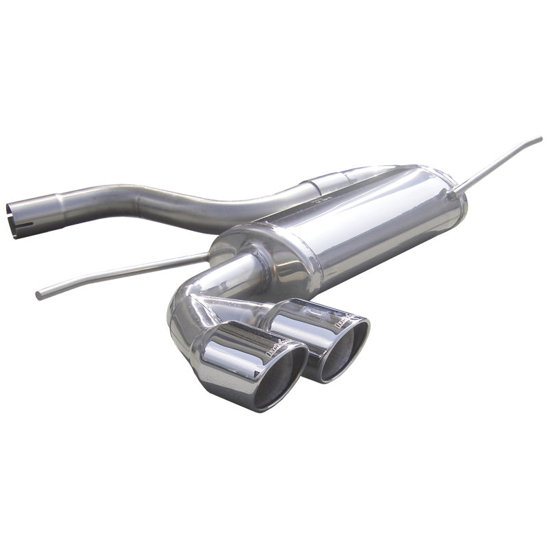 InoXcar, Sports exhaust, fits Volkswagen Golf VI 1.4 TSi (122HP) 2008- 2x80mm X-Race