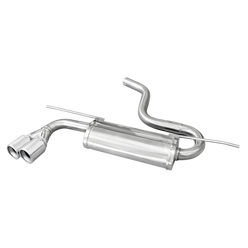 InoXcar, Échappement sport, compatible avec Volkswagen Golf VII 1.4 125hp 2013- 2x80mm