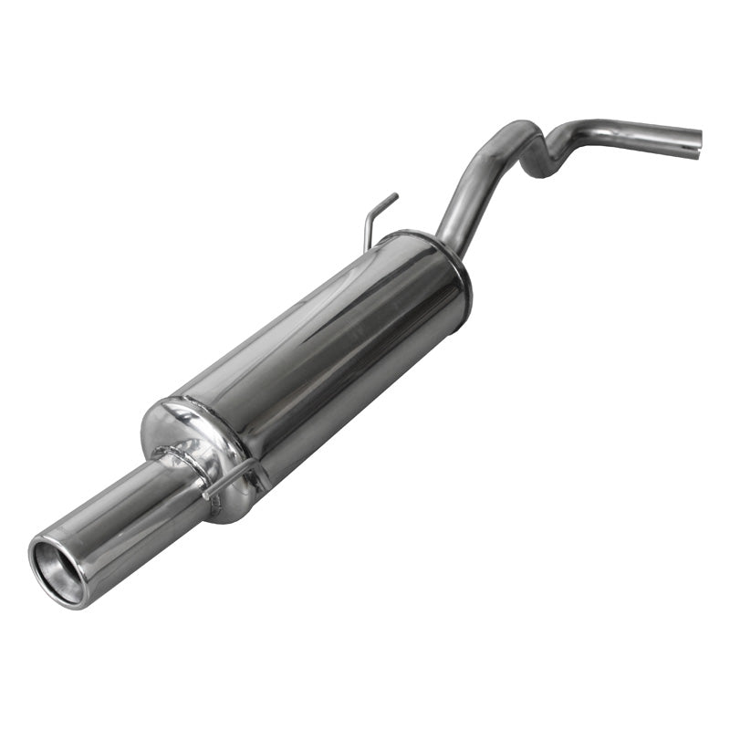InoXcar, scarico sportivo, compatibile con Volkswagen Polo 6N 1.4 1994-2001 80mm