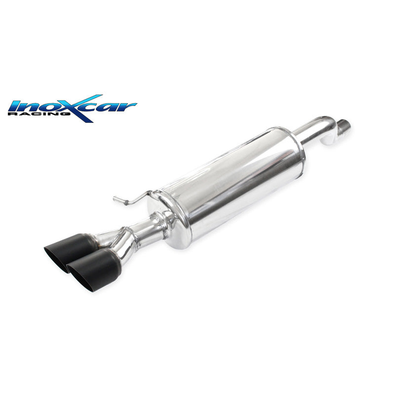 InoXcar, Sports exhaust, fits Volkswagen Polo (6C) 1.8 GTI 192hp 2015-2018 55mm 2x80mm Ceramic Black