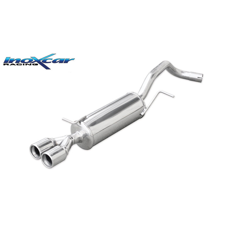 InoXcar, Sports exhaust, fits Volkswagen Polo 6C 1.8 GTI 192hp 2015-2018 2x80mm