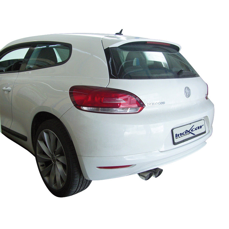InoXcar, sportowy układ wydechowy, pasuje do Volkswagen Scirocco 1.4 TSi (160HP) 2008- 2x80mm Racing