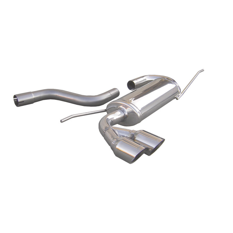 InoXcar, scarico sportivo, adatto a Volkswagen Scirocco 2.0TDi (170HP) 2008- 2x80mm Racing