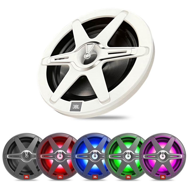 JBL, Marine Club 10'' subwoofer s LED osvětlením, vodotěsný, 300W RMS, 4 Ohm