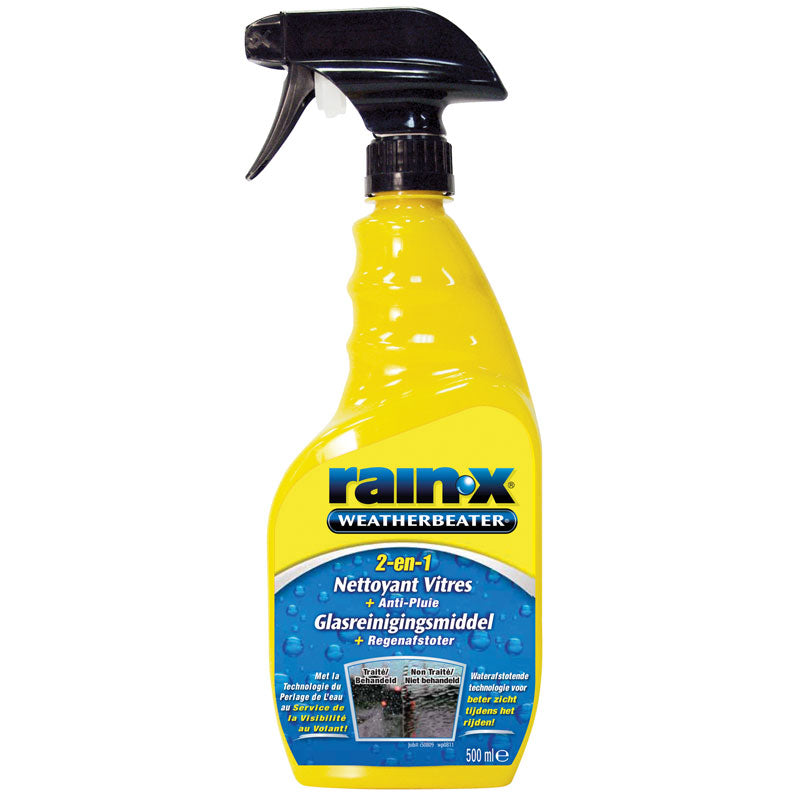Rain-X, 2 w 1 środek do czyszczenia szyb z odpychaniem deszczu - 500ml
