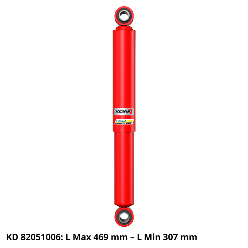 Koni, Special Active, amortyzator, 1 szt. pasuje do Fiat Ducato (250/290) Van/Skrzynia/Bus/Camper Van/Motorhome 2006- - tylna oś - tylna oś: Lmin 307mm-Lmax 469mm (8205-1006)
