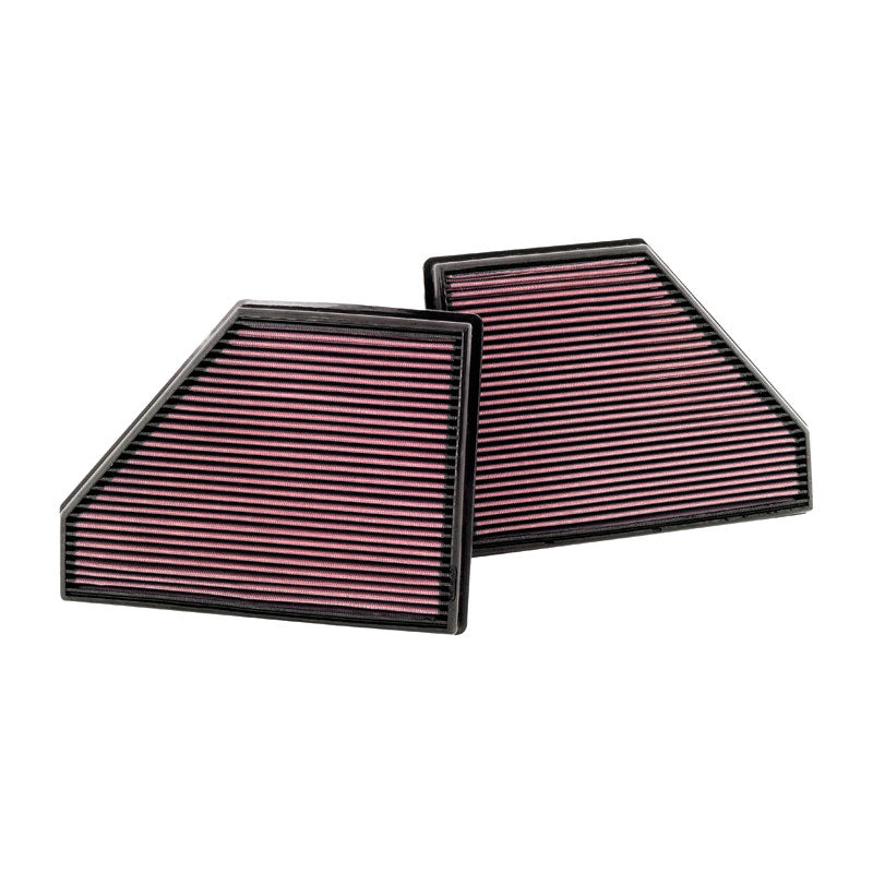 K&N Filtro a pannello, adatto a BMW X5 4.8L-V8 2007-2010 (set di 2) (33-2407)