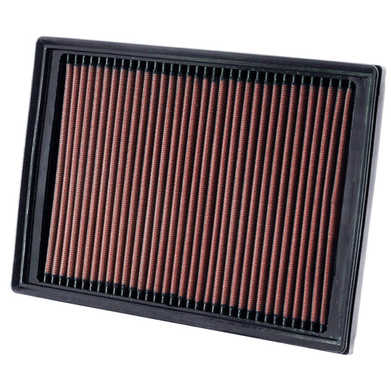 K&N Filtro a pannello, adatto a Landrover Freelander 2.2D 2006-2016 & 3.2 2006-2012 / LR2 3.2 2008-2012 (33-2414)