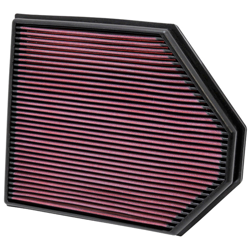 K&N filtro de panel, compatible con BMW X3 2.0, 3.0 2011-2017 / BMW X4 2.0 2014-2017 (33-2465)