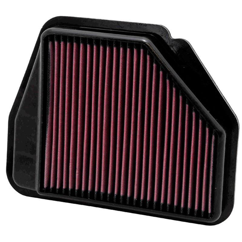 K&N Filtro pannello, adatto a Opel Vauxhal Antara 2.0D, 2.2d, 2.4 2007-2015 / Chevrolet Captiva 2006-2010 / Captiva Sport 2.2D 2013-2014 / Captiva Sport 2.4 2006-2014 (33-2956)