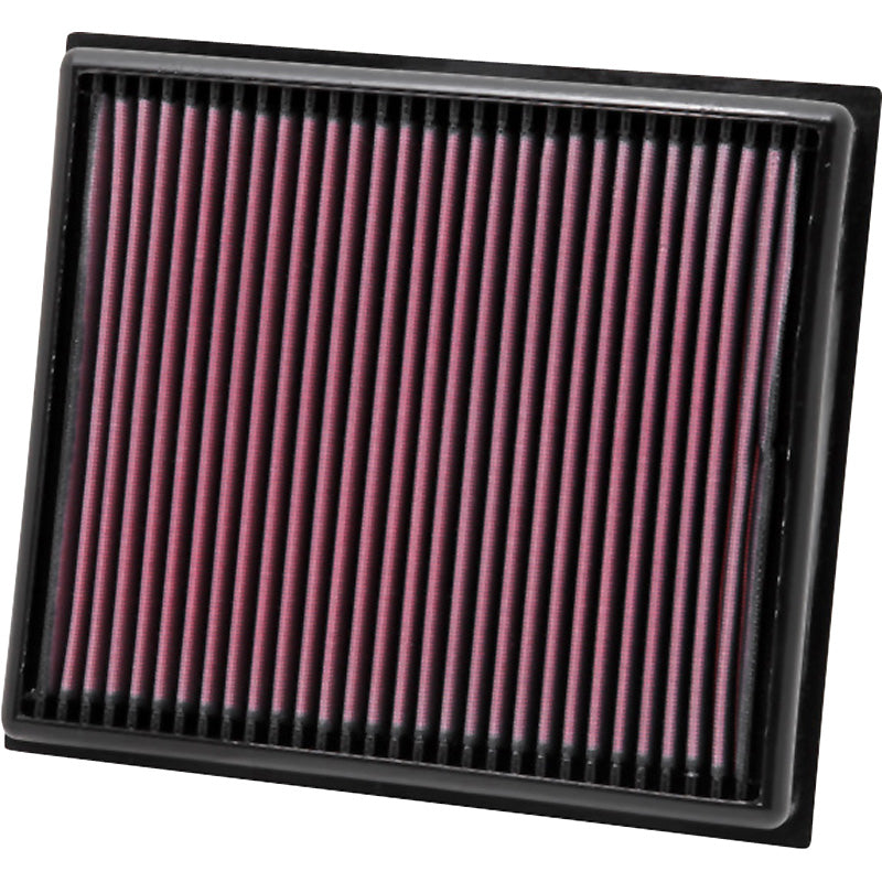 K&N, filtro de panel, lavable y reutilizable, Compatible con Opel/Vauxhall Insignia 1.4-2.8 y Saab 9-5 1.6-2.8