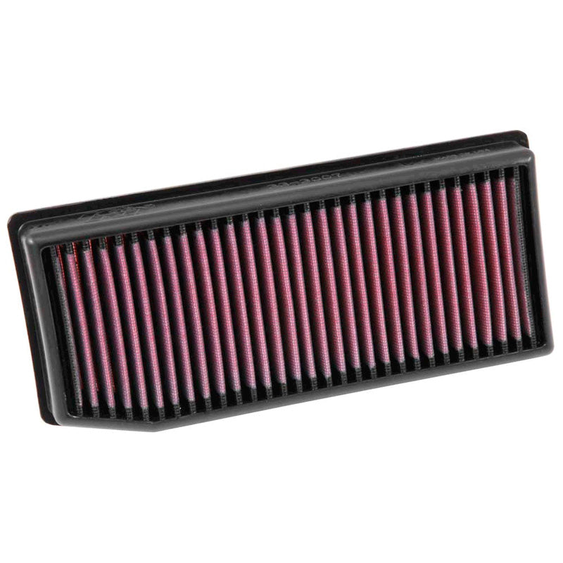 Filtro a pannello K&N, adatto a Dacia Dokker, Duster, Lodgy, Logan, Sandero / Renault Captur, Clio 2012- (33-3007)