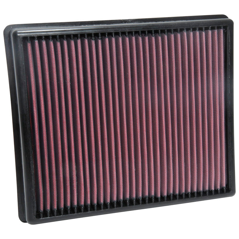 K&N, filtro de panel, compatible con Volkswagen Crafter 2.0D (2017-), lavable y reutilizable