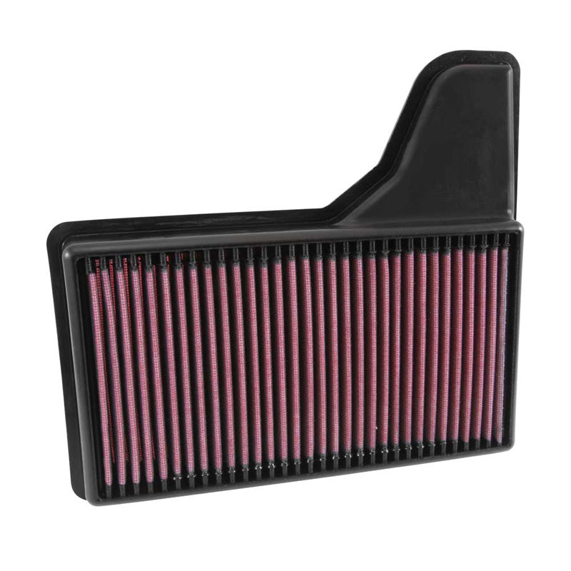 K&N Panel Filter, Fits Ford Mustang 2.3, 3.7 / Mustang GT 5.0 2015-2017 (33-5029)