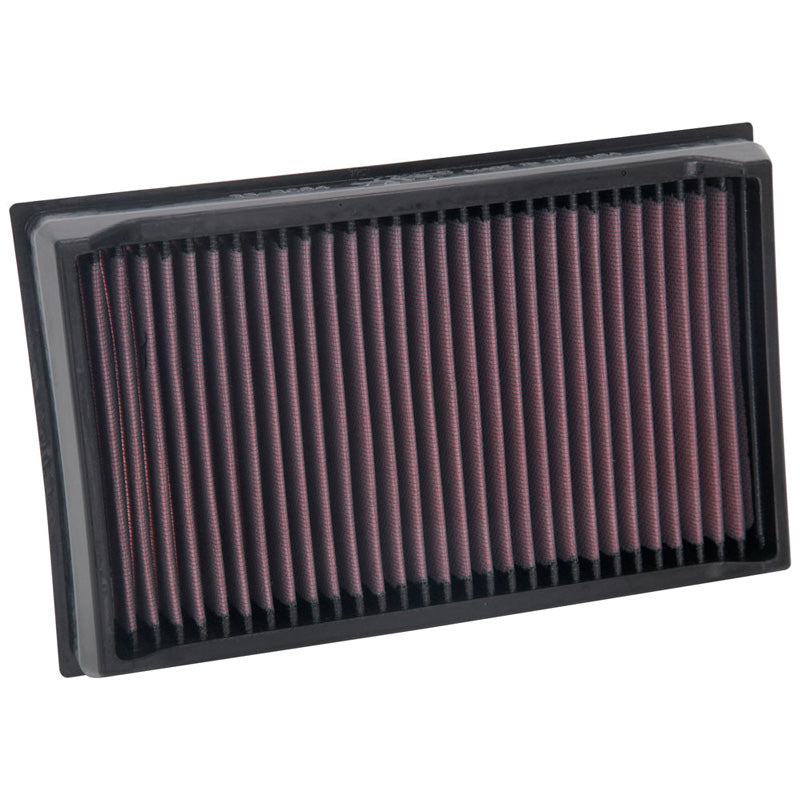 K&N, filtro de panel, compatible con Volkswagen Jetta 1.4 TSI (Hybrid) 2011-, 'Performance'
