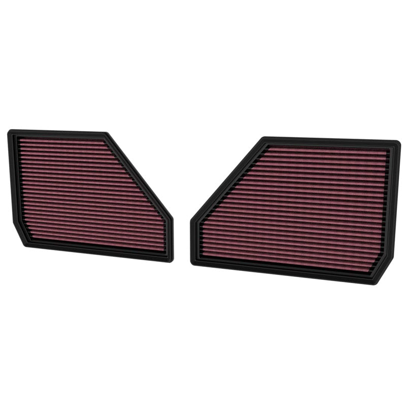 K&N, filtro pannello, adatto a BMW X5 (G05), X6 (G06), X7 (G07), XM (G09) 4.4L V8, set da 2 pz., 33-5144